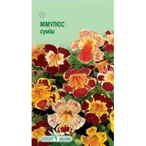 Мимулюс тигровый смесь - цветы, 0,05 г семян, ТМ Элитсорт фото, цена